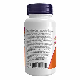 Вітаміни Now Foods Methyl B-12 10000 мкг 60 пастилок - мініатюра 3
