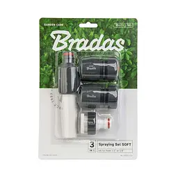 Комплект для поливу Bradas WHITE LINE SOFT 4 елементи на шланг 1/2 (WL-S5500-12K) - мініатюра 2