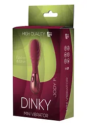 Вібратор Dreamtoys Dinky Jody F 12 см бордовий - мініатюра 6