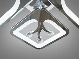 Сучасна стельова LED-люстра Diasha 8157/2+2HR LED 3color dimmer, 83W, 4565 lm, димер - мініатюра 6