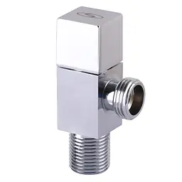 Кран напівобертовий кутовий Solomon 1/2″х1/2″ Cube 7078 000015031 - мініатюра 3