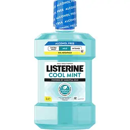 Ополіскувач для ротової порожнини Listerine Свіжа м’ята м’який смак (без спирту) 1000 мл