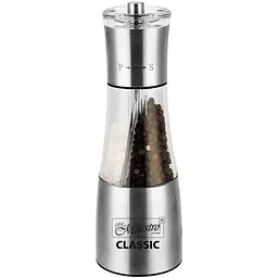 Мельничка Maestro MR-1628 измельчитель для перца, соли, специй прозрачный/серый