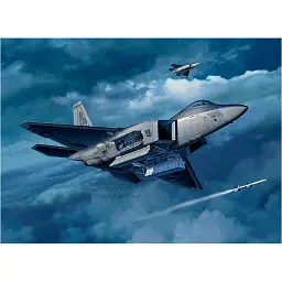 Збірна модель-копія Revell набір літак Lockheed Martin F-22A Raptor (RVL-63858) - мініатюра 7