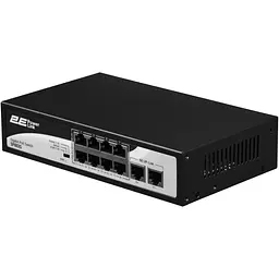 Комутатор PowerLink SP802G 10xGE (8xPoE, 2xUplink), 120Вт, Некерований 2E teh0018109