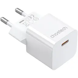 Зарядний пристрій 1xUSB-С 20W PD білий Choetech