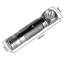Налобний ліхтар Boruit XPL V5 8000 Lm (аналог Nitecore HC33) ліхтарик - мініатюра 4