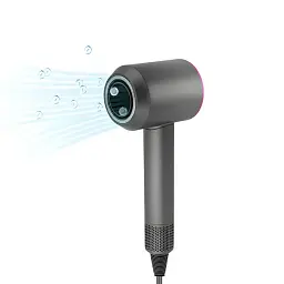 Фен для волосся Super Hair Dryer, 1600 Вт, з турборежимом та іонізацією - мініатюра 4