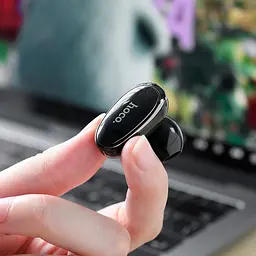 Bluetooth гарнитура ORIG Hoco E46 Black - мініатюра 2