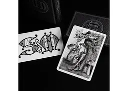 Карти гральні United States Playing Card Company Smoke & Mirrors 15th Anniversary Editon - Smoke (white box) (ВР_SMAES) - мініатюра 6