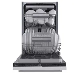 Посудомийна машина MIDEA MID45S340i-C (вбудована, 45см) - мініатюра 2