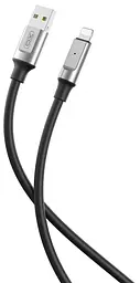 USB Кабель ХО NB251 Lightning Silicone 6A 1.0m Чорний