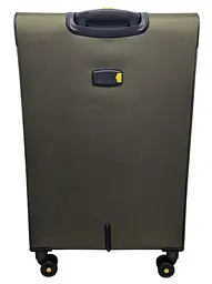 Валіза велика Worldline Airtex 616 жаккард-поліестер L Темно-зелений - мініатюра 3