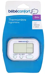 Термометр та гігрометр Bebe Confort Thermometer and Hygrometer, білий (32000269) - мініатюра 2
