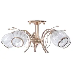 Люстра стельова Brille класична E14 40W G (LK-241C/5)