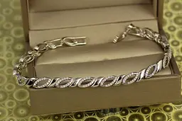 Браслет Xuping Jewelry Праліне 18,5 см 5 мм сріблястий