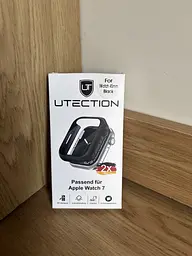 Захисний чохол бампер Utection для Apple Watch Series 45 мм 7/8/9 набір з 2 шт чорний (SKU-067) - мініатюра 6