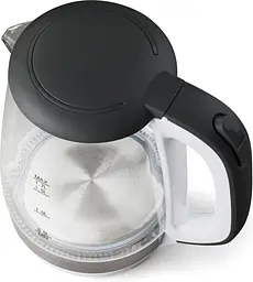 Електрочайник Gorenje 1.7 л, 2,200 Вт, strix контроль, скло, білий - мініатюра 5