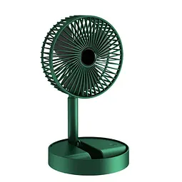 Портативний міні вентилятор для дому Telescopic Folding Fan Складаний настільний вентилятор із USB зарядкою - мініатюра 3