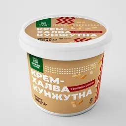Паста насіння кунжуту (крем-халва) з фініковим сиропом 1000 г, без доданого цукру, консервантів - мініатюра 1