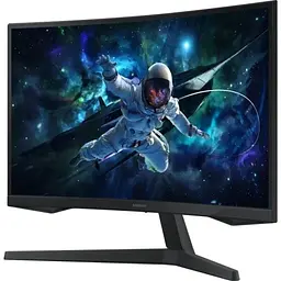 Монітор вигнутий Samsung 27" Odyssey Gaming G55C Black teh0023938 - мініатюра 3