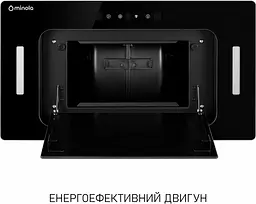 Витяжка Minola BGH 5677 BL 1000 LED пульт, повновбудована - мініатюра 4