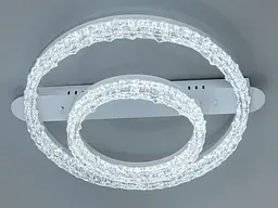 Стельова LED люстра кільця біла 72W - мініатюра 4