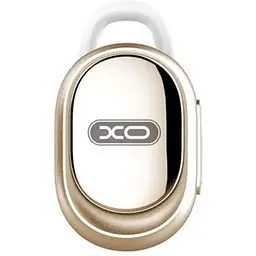Бездротова моно гарнітура XO B18 Bluetooth mini золотиста - мініатюра 3
