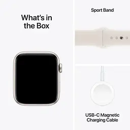 Смарт-годинник Apple Watch SE 2 GPS 40mm Starlight Aluminium Case w. Starlight Sport Band - S/M (MXEF3) - мініатюра 7