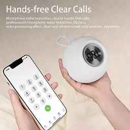Бездротова колонка T&G TG-337 з Bluetooth RGB-підсвіткою та радіо Білий (TG-337O) - мініатюра 5