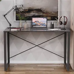 Письмовий стіл Ferrum-decor Серії Конект 75x120x60 чорний ДСП Сосна Кембра 16мм (FRD-104206)