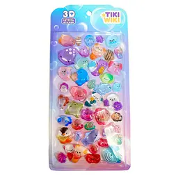 Набір 3D-наліпок "Тікі океан S2" Tiki Wiki 25ESE009-04 серії Crystal