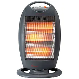 Інфрачервоний кварцовий нагрівач 1200 W Domotec NSB-120 підлоговий для дому та в гараж, з доставкою (ST)
