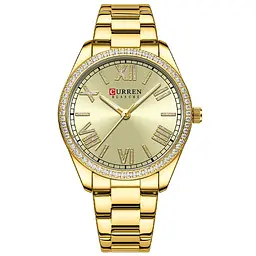 Наручний годинник жіночий 9088 Gold-Gold Curren acs0031409