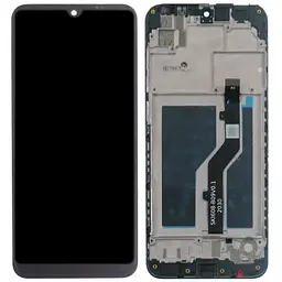 Дисплей ZTE Blade A5 2020 чорний, оригінал PRC, з рамкою, версія 1, p/n: SKI608-B09 V0.1