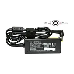 Блок живлення до ноутбуку PowerPlant ACER 220V, 19V 40W 2.15A (5.5*1.7) (AC40F5517)