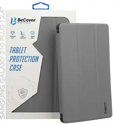 Чохол-книжка BeCover Smart Case для Samsung Galaxy Tab S10 Plus SM-X820/SM-X826 Сірий (712235) - мініатюра 7