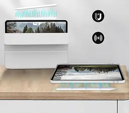 Чохол-книжка BeCover Tri Fold Soft TPU з кріпленням Apple Pencil для Apple iPad Pro 11 2020/2021/2022 Gray (711111) - мініатюра 4
