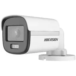 Камера Hikvision 2 Мп TVI/AHD/CVI/CVBS ColorVu з видимим підсвічуванням DS-2CE10DF0T-PF (2.8mm)