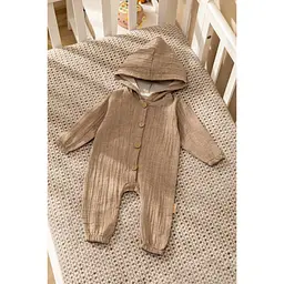 Комбінезон для хлопчика Beyaz Bebek 7165 74 см Темно-бежевий (2000990302915S)