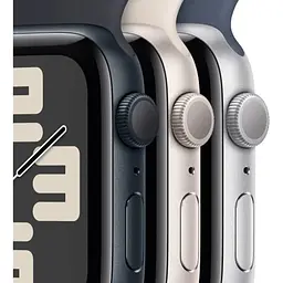 Apple Watch SE 2 GPS 44mm Midnight Aluminium with Midnight Sport Band M/L MRE93 UA - мініатюра 6