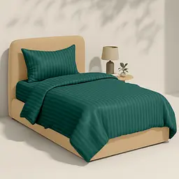 Дитяча постільна білизна Cosas сатин MALACHITE CS1 110х140см (StrSatin_2027Malachite_Malachite_140) - мініатюра 2