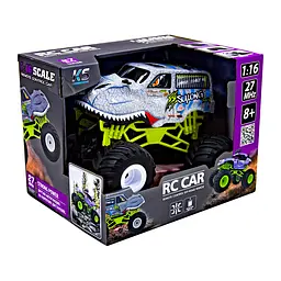 Автомобіль Sulong Toys на р/к Bigfoot Dinosaur 1:16, 27 МГц (SL-360RHGR) - мініатюра 10