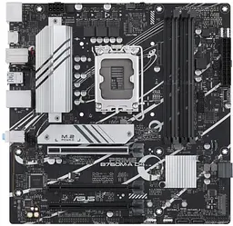 Материнська плата ASUS PRIME B760M-A D4-CSM (PRIME B760M-A D4-CSM) (Socket 1700, Intel B760, Micro-ATX)