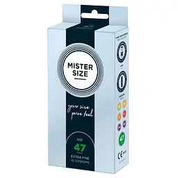 Презервативи Mister Size 47 прозорий 10 шт.