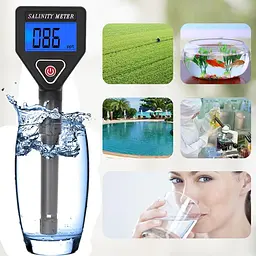 Солемір для води (tds метр) професійний KKMOON Salinity-98305, вимірювач солоності води (100661) - мініатюра 2