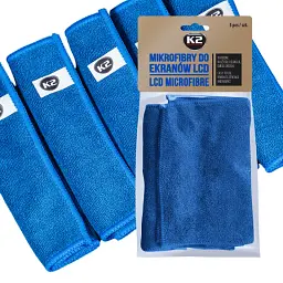 Набір серветок К2 LCD Microfibre для дисплеїв та екранів мікрофібра 15 см х 15 см 5 шт