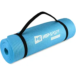 Мат для фітнесу та йоги Hop-Sport HS-N010GM 1см блакитний
