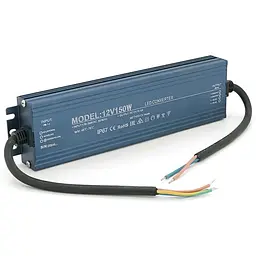 Імпульсний блок живлення герметичний Voltronic (Led Converter) 12V 150W, IP67, 225х25х57 мм, Box