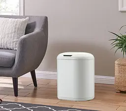 Відро для сміття сенсорне овальне Mixxus Premium Topper-TC0112 12л white MI7082, Білий - мініатюра 5